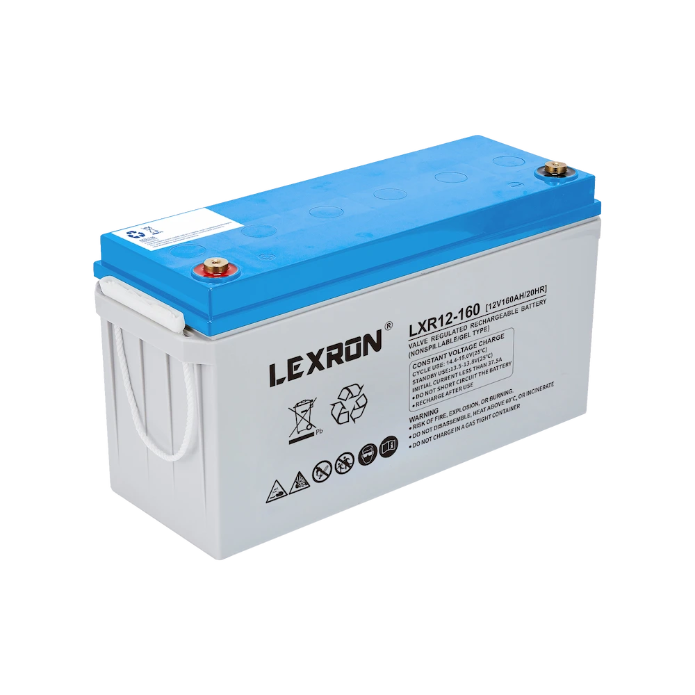 LEXRON LXR160 160Ah 12V Nano Karbon Jel Akü Yan Görünüm