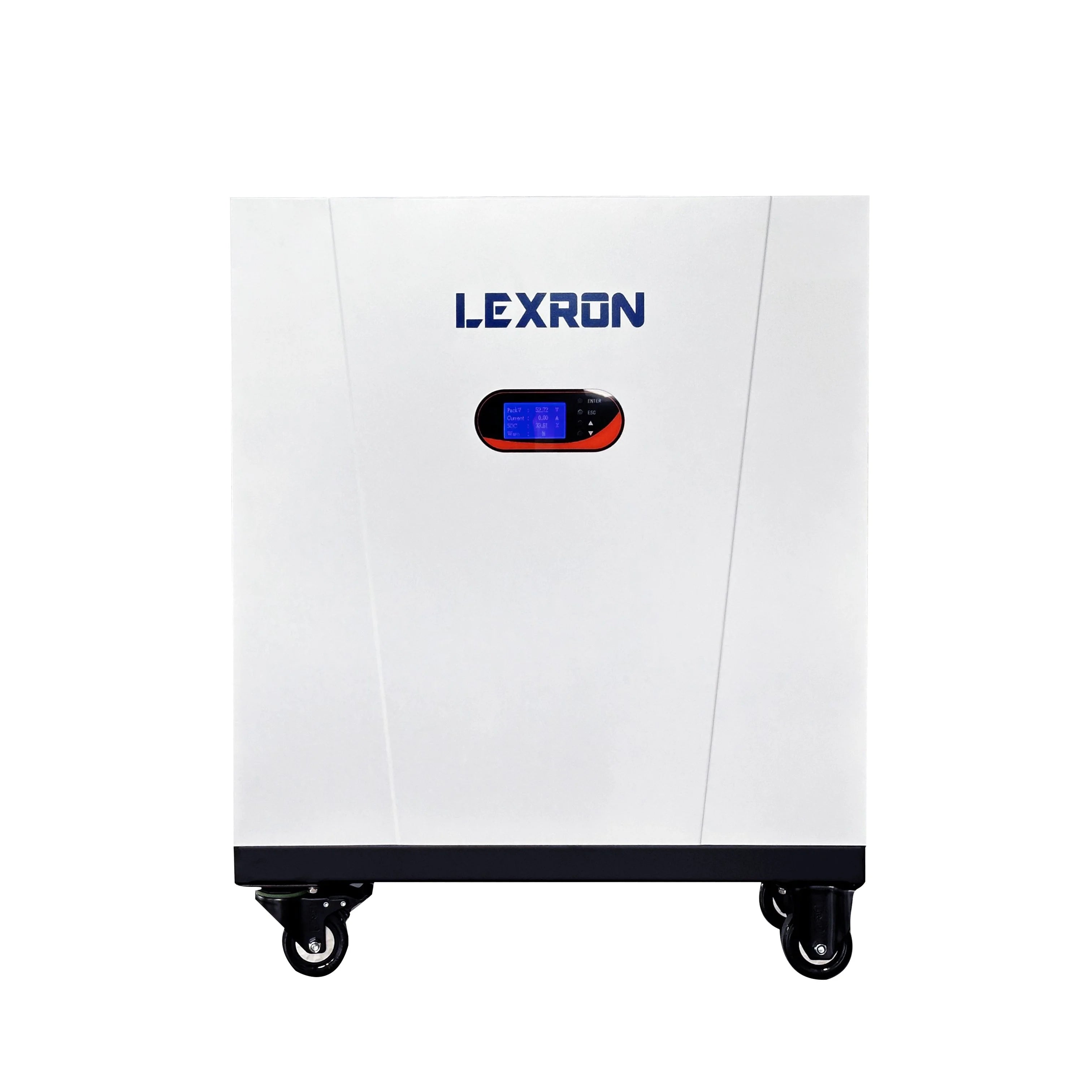 LEXRON 51.2V 314Ah LiFePO4 Batarya Arka Siyah Gövde Görünümü