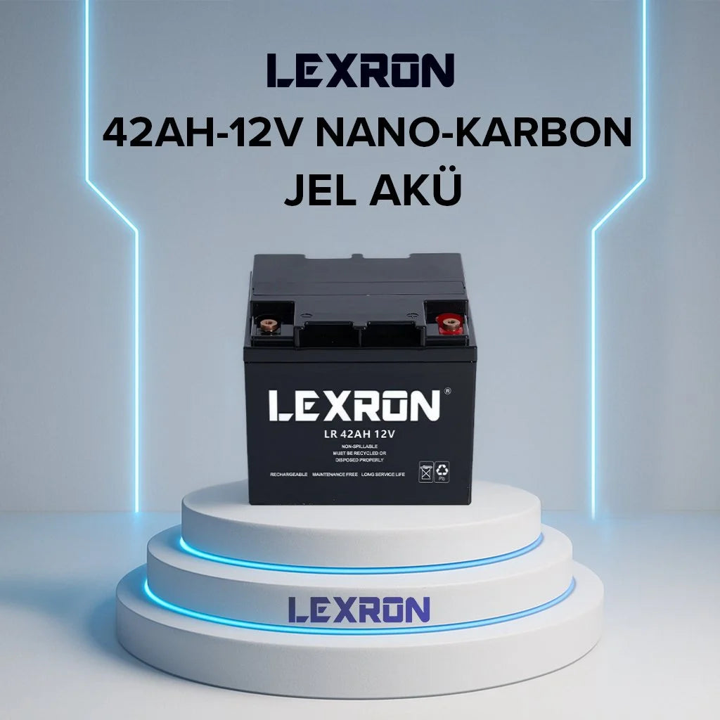 LEXRON LR42 42Ah 12V Nano Karbon Jel Akü