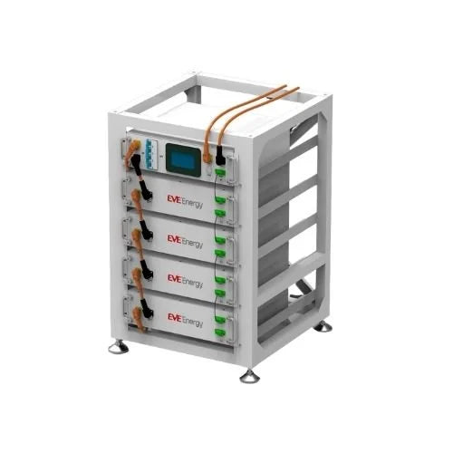 EVE 20.48kWh yüksek voltaj lityum batarya açık şase rack sistemi