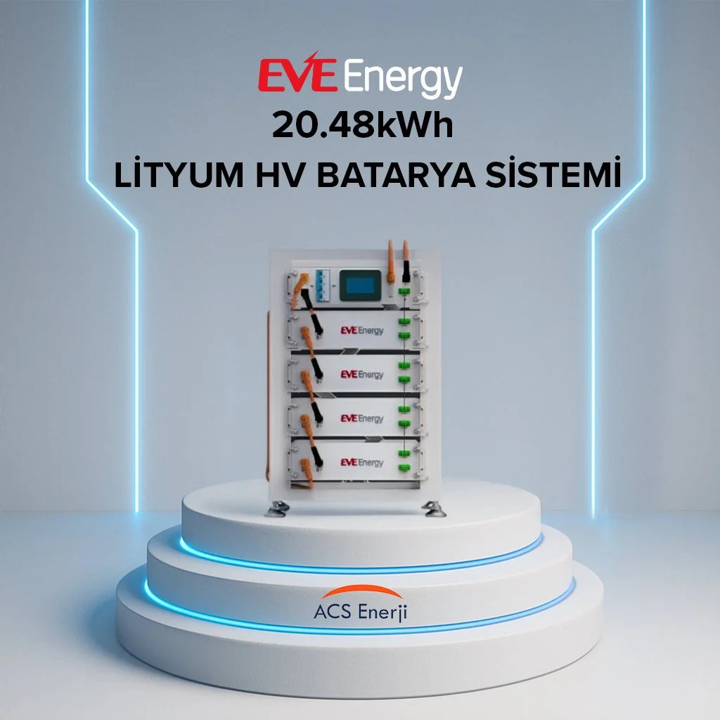 EVE 20.48kWh 204.8V lityum HV batarya sistemi