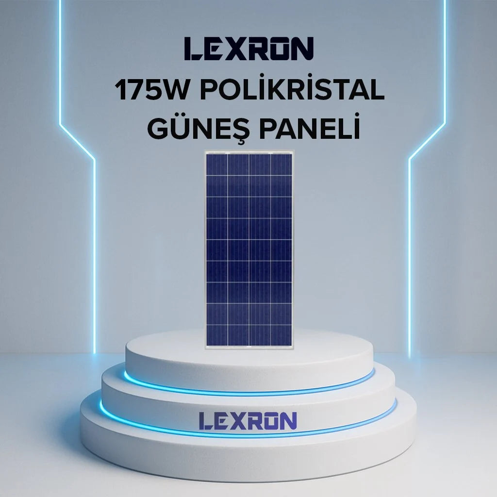 LEXRON 175W polikristal güneş paneli – yüksek güçlü off-grid solar panel